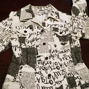 Women's designer cotton jacket size 10